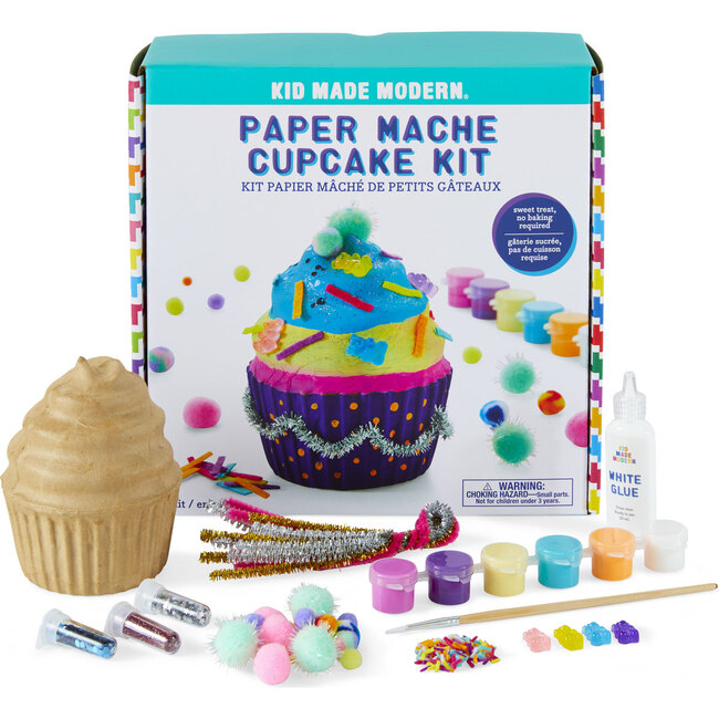 Paint Your Own Paper Mache Cupcake - Arts & Crafts - 1