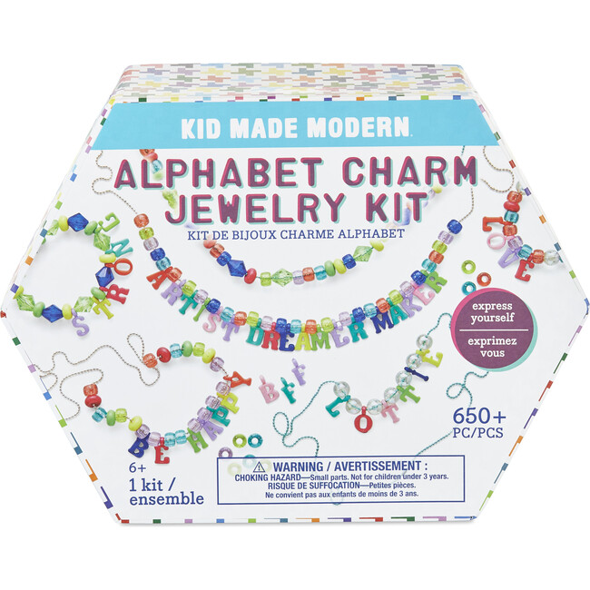 Alphabet Charm Jewelry Kit - Arts & Crafts - 2