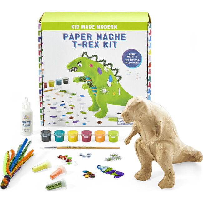 Paper Mache Kit, T-Rex - Arts & Crafts - 1