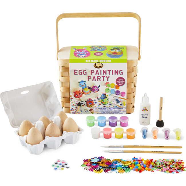 Egg Painting Party Craft Kit - Arts & Crafts - 1 - zoom