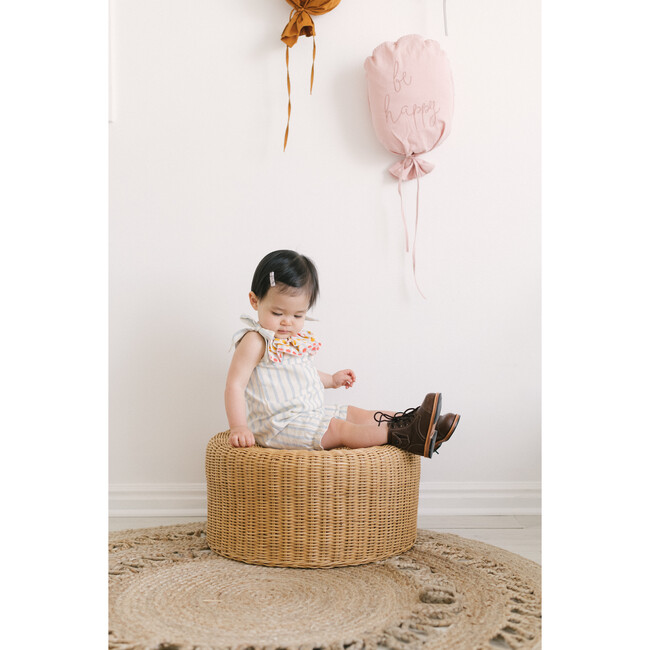 Dulce Baby Romper, Botones Amarillo Sandia - Rompers - 3