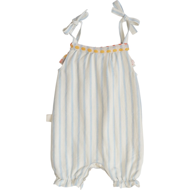 Dulce Baby Romper, Botones Amarillo Sandia - Rompers - 8