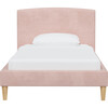 Phoenix Platform Bed, Velvet Blush - Beds - 1 - thumbnail