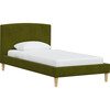 Phoenix Platform Bed, Velvet Applegreen - Beds - 2