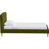 Phoenix Platform Bed, Velvet Applegreen - Beds - 3