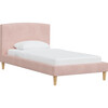 Phoenix Platform Bed, Velvet Blush - Beds - 2