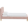 Phoenix Platform Bed, Velvet Blush - Beds - 3