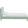 Phoenix Platform Bed, Velvet Pool - Beds - 3