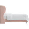 Arno Tufted Wingback Bed, Velvet Blush - Beds - 3