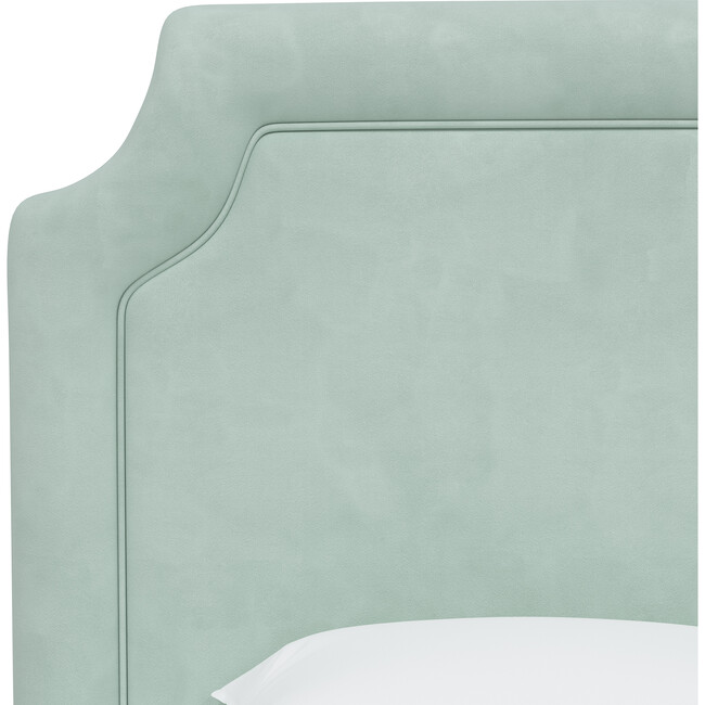 Emerson Bed, Velvet Pool - Beds - 4