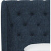 Arno Tufted Wingback Bed, Denim Woven - Beds - 4