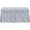 Charlotte Skirted Storage Bench, Blue Cheetah - Accent Seating - 1 - thumbnail