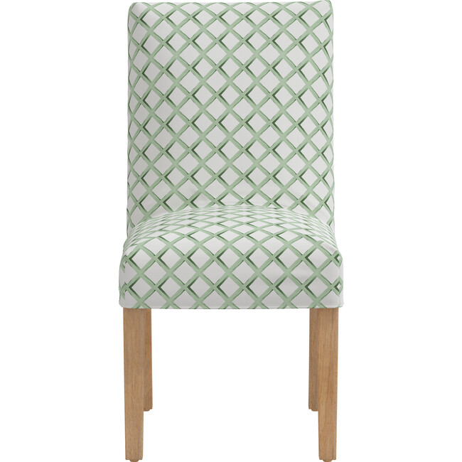 Remy Slipcover Accent Chair, Lattice Sage