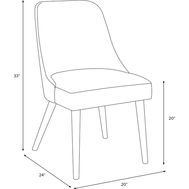 Harper Chair, Milano Elephant - Accent Seating - 6