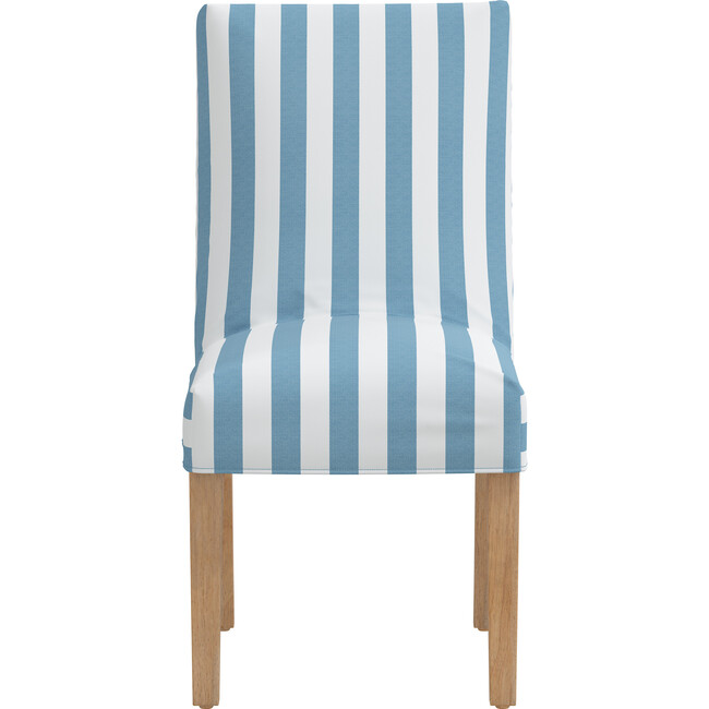 Remy Slipcover Accent Chair, Canopy Stripe Ocean