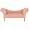 Aspen Settee, Velvet Blush - Accent Seating - 1 - thumbnail