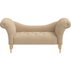 Aspen Settee, Almond Woven - Accent Seating - 1 - thumbnail