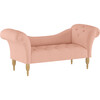 Aspen Settee, Velvet Blush - Accent Seating - 2