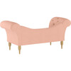 Aspen Settee, Velvet Blush - Accent Seating - 4