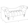 Aspen Settee, Velvet Blush - Accent Seating - 7