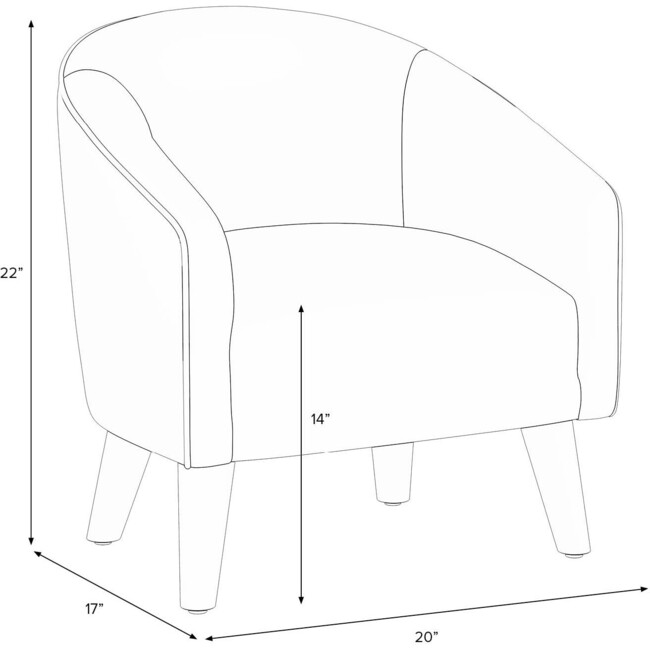 Spencer Kids Chair, Botanical Multi - Kids Seating - 7