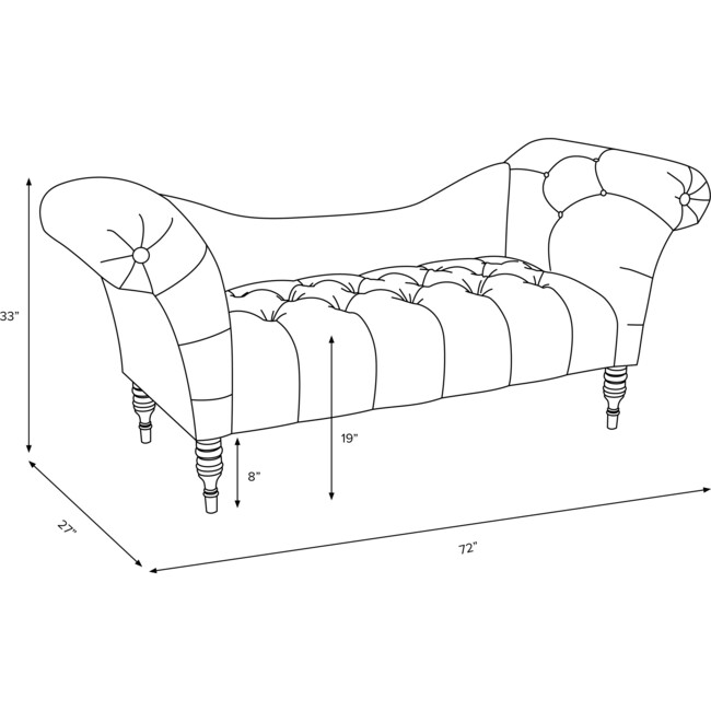 Aspen Settee, Denim Woven - Accent Seating - 7