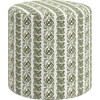 Frankie Ottoman, Boho Block Leaf - Ottomans - 1 - thumbnail