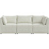 Tatum 3 Piece Sectional , Milano Snow - Accent Seating - 1 - thumbnail