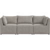 Tatum 3 Piece Sectional, Milano Elephant - Accent Seating - 1 - thumbnail