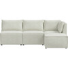 Piper 4 Piece Sectional, Milano Snow - Accent Seating - 1 - thumbnail