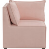 Emelia Sectional Corner Chair, Velvet Blush - Accent Seating - 2