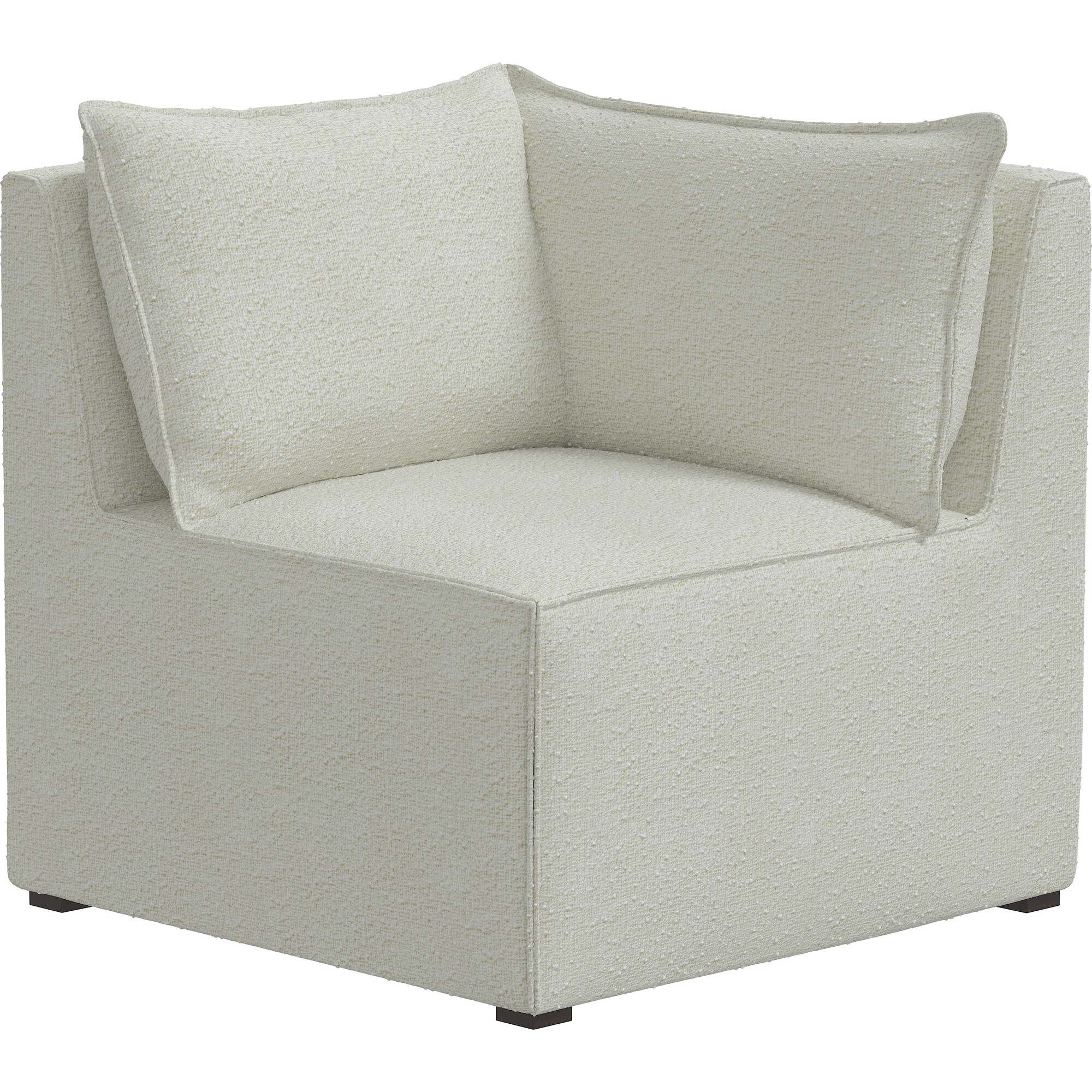 Emelia Sectional Corner Chair, Milano Snow - Accent Seating - 1
