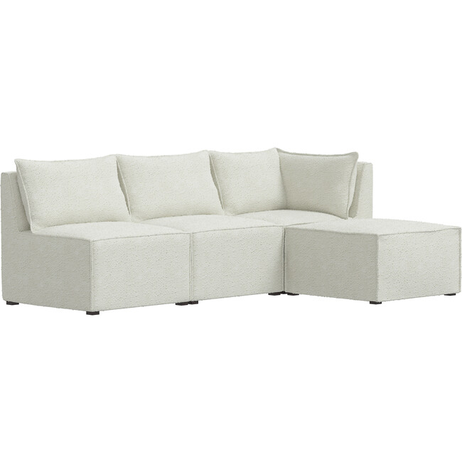 Piper 4 Piece Sectional, Milano Snow - Accent Seating - 7