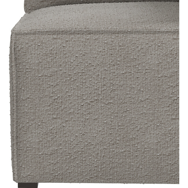 Emelia Sectional Corner Chair, Grey Boucle - Accent Seating - 3
