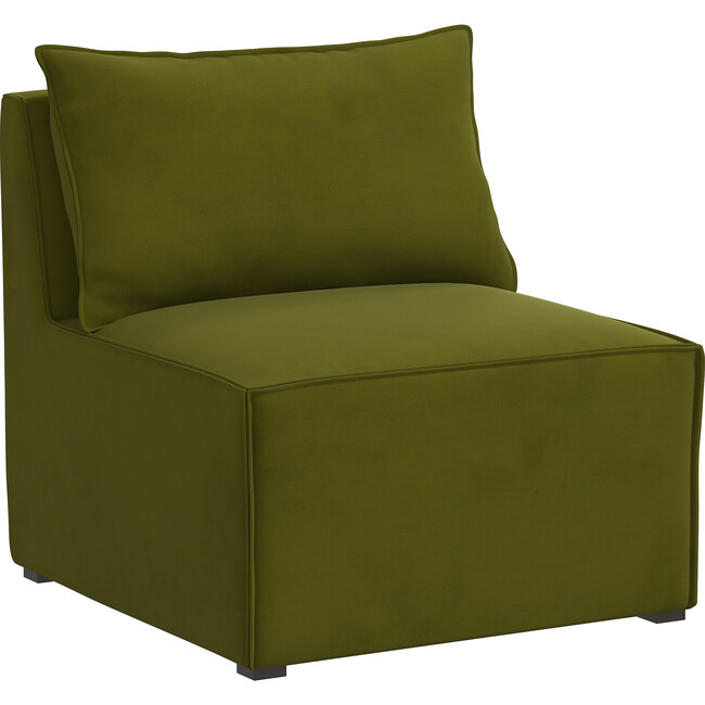 Emery Sectional Chair, Velvet Applegreen - Accent Seating - 2