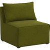 Emery Sectional Chair, Velvet Applegreen - Accent Seating - 2