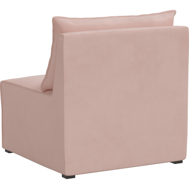 Emery Sectional Chair, Velvet Blush - Accent Seating - 3