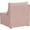 Emery Sectional Chair, Velvet Blush - Accent Seating - 3