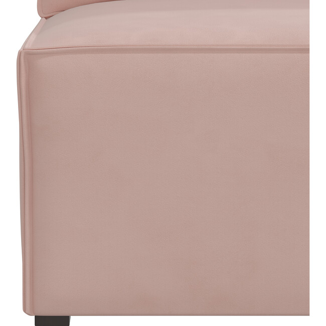 Emery Sectional Chair, Velvet Blush - Accent Seating - 4