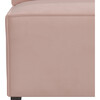 Emery Sectional Chair, Velvet Blush - Accent Seating - 4