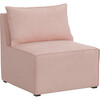 Emery Sectional Chair, Velvet Blush - Accent Seating - 7