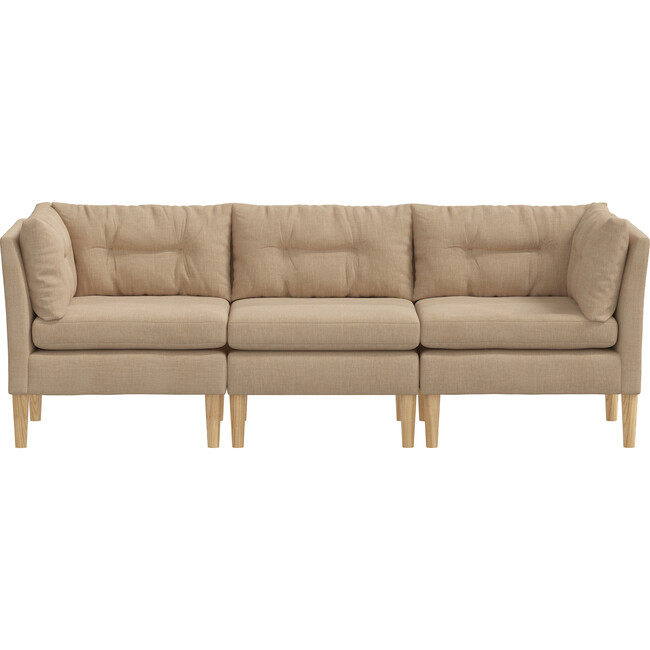 Corneila 3 Piece Sectional, Almond Woven - Accent Seating - 1