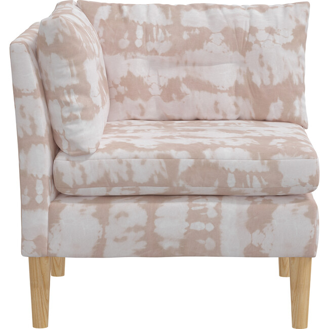 Walker Corner Chair, Reverse Dye Blush