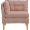 Walker Corner Chair, Blush Woven - Accent Seating - 2
