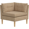 Walker Corner Chair, Almond Woven - Accent Seating - 1 - thumbnail