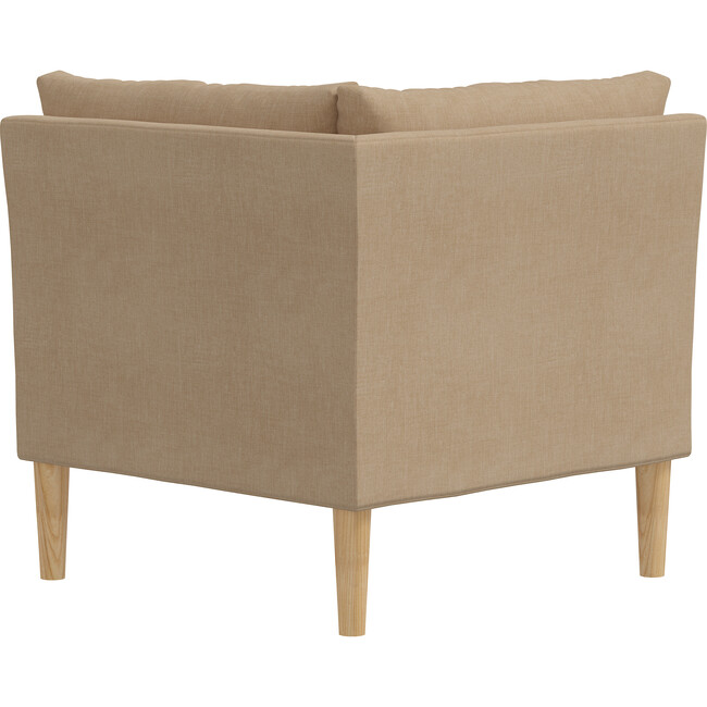 Walker Corner Chair, Almond Woven - Accent Seating - 3
