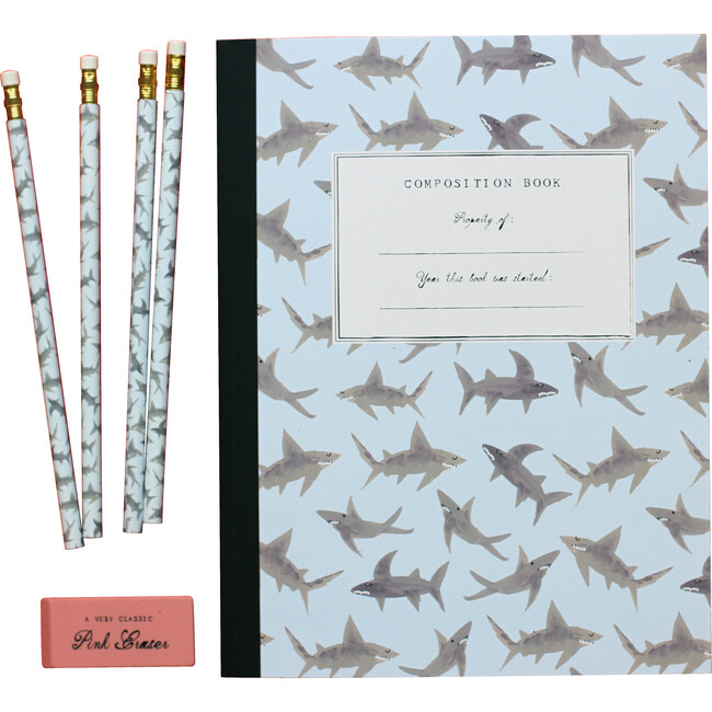 The Essentials School Supply Set, Sharks
