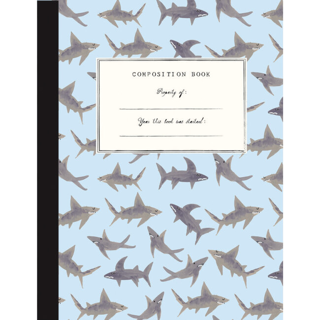 Composition Book, Sharks - Paper Goods - 1