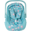 Baby Doll Car Seat - Blue Flower Power - Doll Accessories - 1 - thumbnail