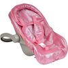 Baby Doll Car Seat Carrier - Pink Glam Glitter - Doll Accessories - 2